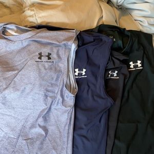 Under armor sleeveless compression tops
